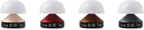 Miniatura 7 de Lexon Reloj despertador Mina Sunrise, luz de despertador y lámpara de puesta de sol para rutina de sueño, color rojo oscuro