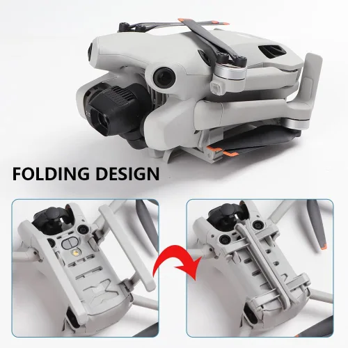 Miniatura 7 de Mini 4 Pro Tren de aterrizaje extendido, pata de araña de aterrizaje plegable compatible con accesorios DJI Mavic Mini 4 Pro