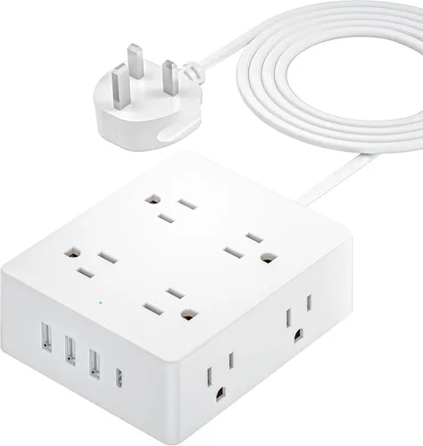 Miniatura 8 de Olcorife PD25W Mini adaptador de viaje, adaptador de corriente universal con 2 USB-C 1 USB-A, adaptador de enchufe internacional, esenciales