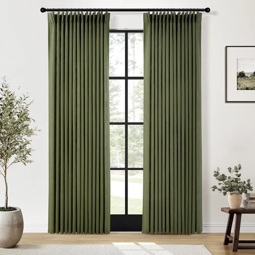 Miniatura 62 de Cortinas de lino plisadas