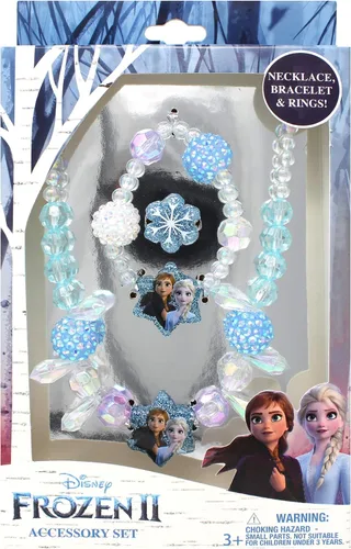 Miniatura 12 de LUV HER Girls Jewelry Set - Dress Up Toy Jewelry Box Set with Bead Necklaces, Bracelets, and Rings - Frozen Play Accessories - Ages 3+