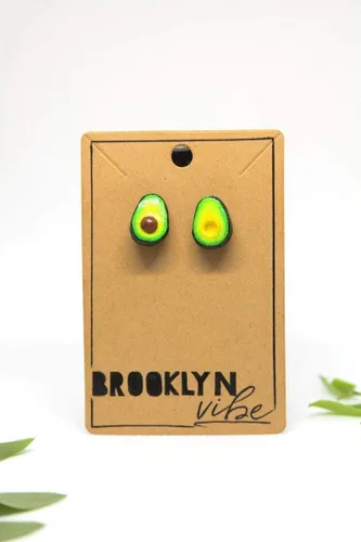 Miniatura 2 de Pendientes de aguacate de regalo para ella Pequeño regalo de joyería de aguacate para parejas