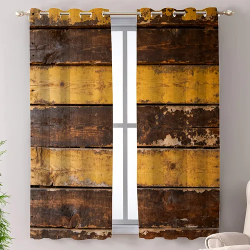 Miniatura 137 de Shrahala Floral Abstract Design Blackout Curtain Tiers, Minimalist Flower Illustration Kitchen Valance Light Blocking Tier Drapes with Rod Pocket, 2
