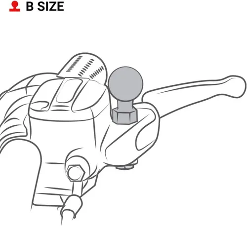 Miniatura 4 de RAM Mounts - Adaptador de bola con poste roscado M10 X 1.25" con bola de tamaño B de 1 pulgada RAM-B-349U