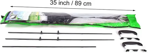 Miniatura 8 de Babyeden Cometa grande de doble línea, cometa deportiva de nivel básico de 84 pulgadas de ancho para adultos y adolescentes Verde