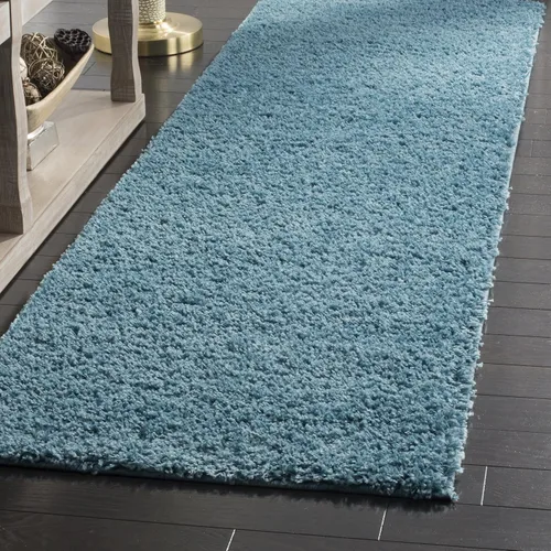 Miniatura 37 de SAFAVIEH Arizona Shag Collection ASG820A - Alfombra de pasillo, 2 pies 3 pulgadas x 6 pies, color crema, diseño sólido, no desprende pelusa y fácil