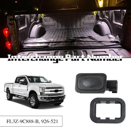 Miniatura 5 de FUSCH Nuevo Interruptor de Luz para Lámpara de Cama de Carga Trasera Compatible con Ford F150 2015-2023 Super Duty F250 F350 2017-2023 F450 F550