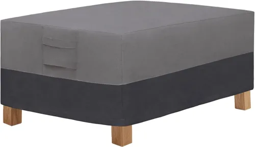 Miniatura 18 de Easy-Going Funda otomana para exteriores, funda impermeable para otomana de patio, funda resistente para muebles de exterior con asas acolchadas