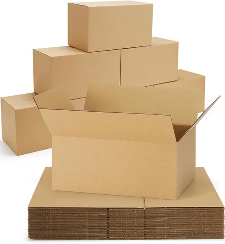 Miniatura 8 de Paquete de 40 cajas de envío pequeñas de 6x4x4, cajas de cartón corrugado para embalaje para pequeñas empresas, cajas marrón para envíos por correo