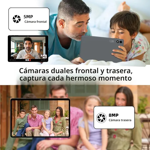 Miniatura 7 de Tablet Android 14, tabletas de 10 pulgadas, CPU Octa Core, 10GB+64GB+512GB de expansión, pantalla de 1280x800, Wi-Fi6, cámara dual, PC tablet