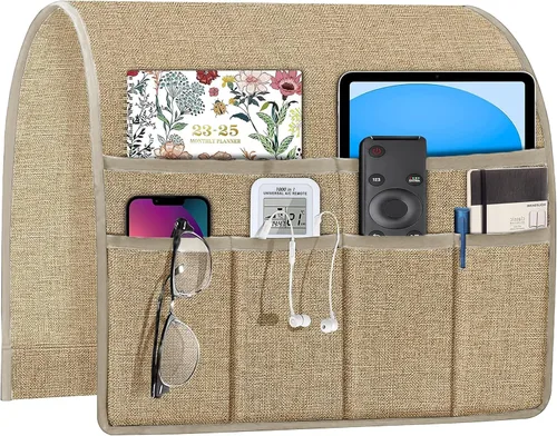 Miniatura 13 de Joywell Organizador de Sillón Reclinable con 6 Bolsillos Caddy de Sillón Soporte de Control Remoto para Sofá Reposabrazos Organizador Antideslizante