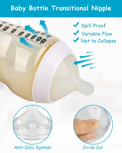 Miniatura 6 de Boquilla de silicona (L) para biberones anti-cólicos Tommee Tippee Natural Start, flujo rápido, 6m+, 4