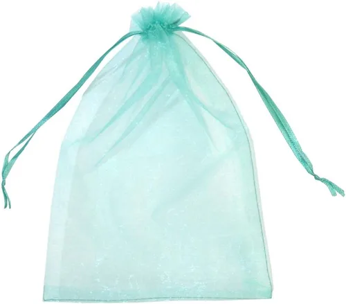 Miniatura 7 de SUNGULF 100 bolsas de organza con cordón de 6 x 9 pulgadas, 6.3 x 8.7 in, regalo fuerte, bolsa de dulces, joyería, fiesta, boda, recuerdo