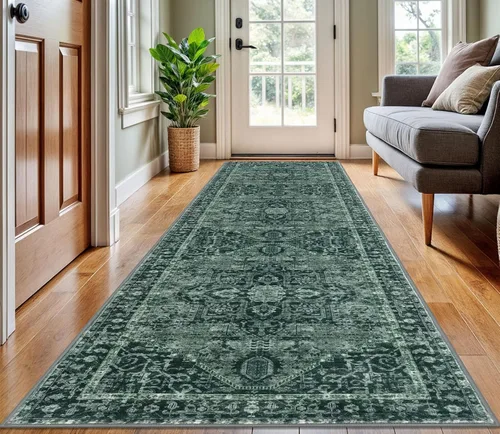 Miniatura 94 de KOZYFLY Alfombra Pequeña de Área 2x3 Pies Alfombras para Entrada Lavable Boho Alfombra de Entrada Antideslizante Tapete de Puerta Interior Entrada