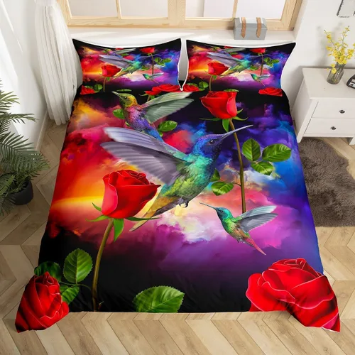 Miniatura 14 de Funda de edredón de caballo blanco y marrón, juego de ropa de cama 3D de animales de granja occidental para niñas y niños, funda de edredón