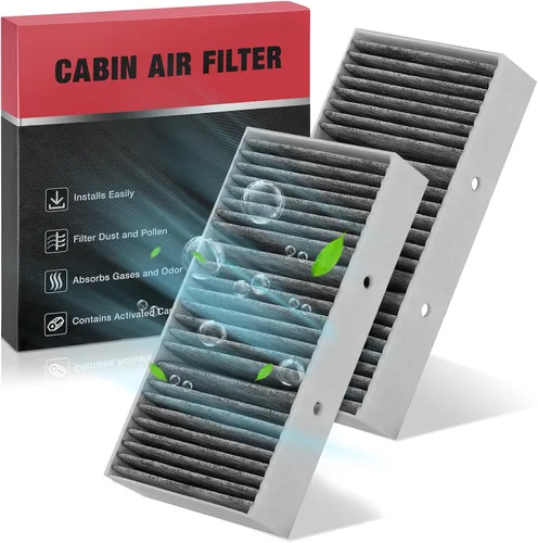 Miniatura 24 de BDFHYK 49357 Filtro de aire de cabina con carbón activado compatible con Mercedes-Benz AMG GT, C180, C200, C250, C300, C350, CLS350, CLS400, CLS500