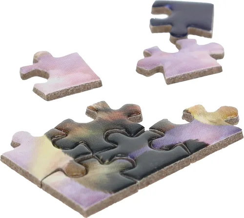 Miniatura 5 de TDC Games Rompecabezas navideño más pequeño del mundo, travieso o agradable, mini rompecabezas, pequeño rompecabezas de arte de viaje para adultos