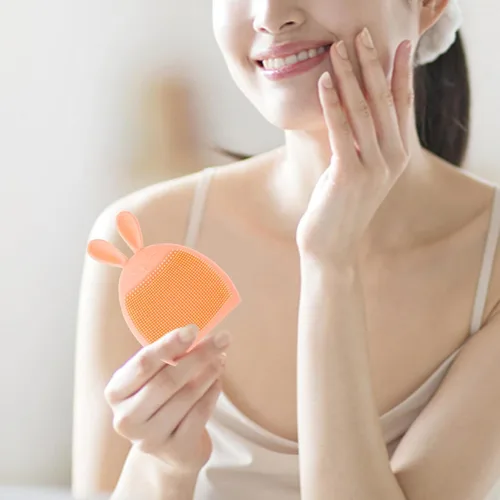Miniatura 8 de FOMIYES 4pcs Paw Lovely Cartoon Massage Scrubby Face Bunny Silicone Pad Shape Rabbit Scrub Cat Tool Removing Facial Exfoliator for Cleansing