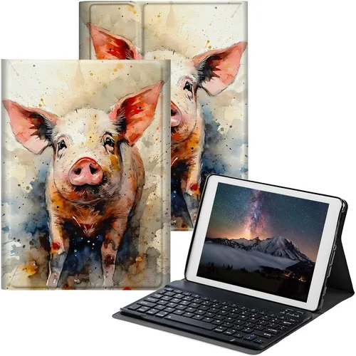 Miniatura 32 de Funda para Samsung Galaxy Tab S6 Lite 2022/2020 con teclado inalámbrico desmontable y soporte ajustable para proteger la tableta para Samsung Galaxy