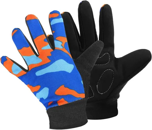 Accmor Guantes de ciclismo para niños, guantes de pesca para niños de 4 a 10 años, guantes deportivos para niños y niñas, transpirables,