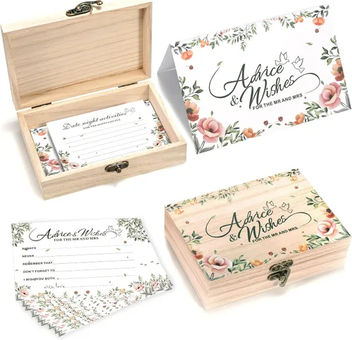 Miniatura 7 de Consejos y deseos para la futura novia, tarjetas de consejos de boda para decoraciones de despedida de soltera, juegos de despedida de soltera, caja