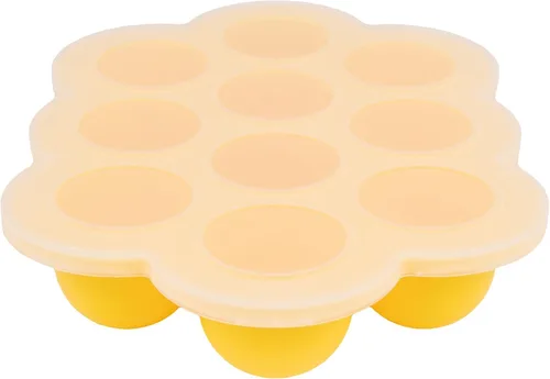 Miniatura 7 de WeeSprout - Bandeja de silicona para congelar alimentos para bebés con tapa de clip, recipiente de almacenamiento perfecto para alimentos caseros