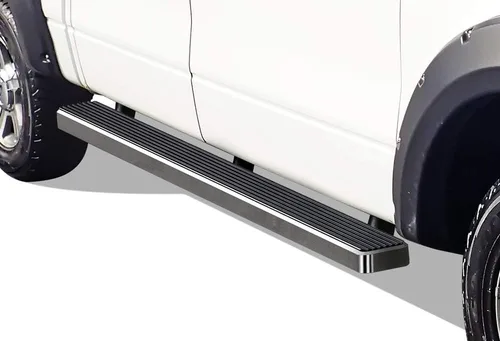 Miniatura 11 de APS (Estribo plateado) Estribos Nerf Bars escalones laterales compatibles con Ford F150 2004-2008 SuperCrew Cab