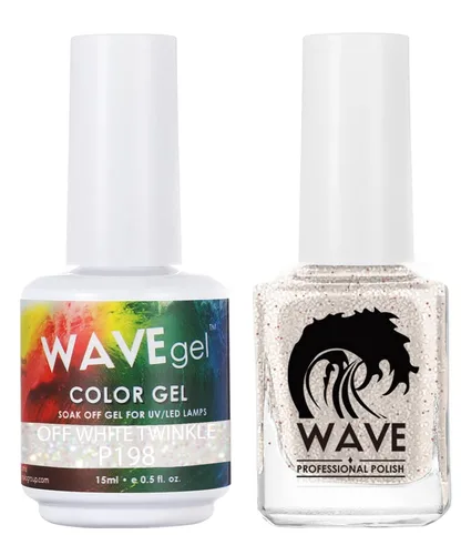 Miniatura 16 de WAVEGEL - Juego dúo de gel y esmalte de uñas a juego - Colección Simplicity - #P109 Blizzard I 0.5 onzas