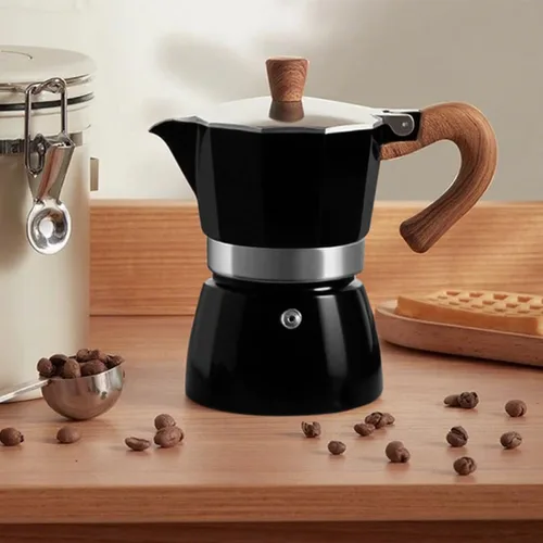 Miniatura 8 de Moka Pot - Máquina de café expreso para café cubano rico y café expreso de estilo italiano, percolador de aluminio de 3 tazas, experiencia
