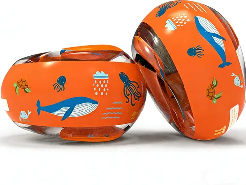 Flotadores de natación, flotadores de brazo de dinosaurio para niños de 1 a 4 años de edad, flotadores de brazo para piscina de 13 a 44 libras,