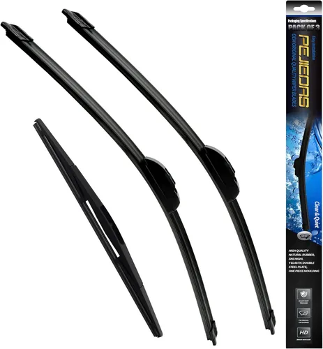 Miniatura 20 de Limpiaparabrisas delanteros de calidad OEM, reemplazo para Jeep Wrangler 1997-2006, estilo original OE