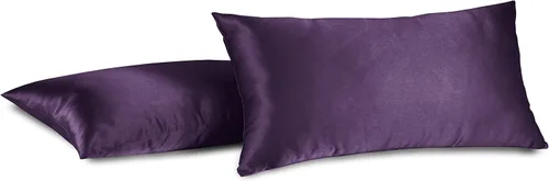 Miniatura 9 de Creativa y colorida brillante satin de imitación / Funda de Almohada, Multicolor