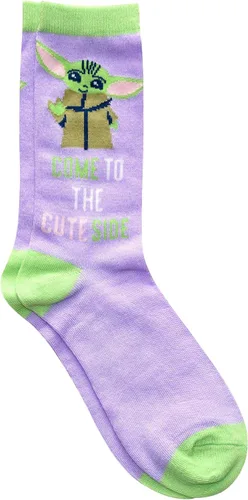 Miniatura 5 de STAR WARS JuniorsLadies Baby Yoda Crew Socks 5 Pair Pack Size 4-10