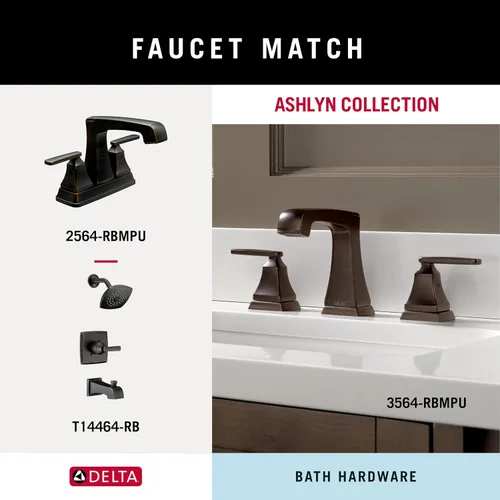 Miniatura 4 de DELTA FAUCET Rubber Limited 76435-RB Ashlyn - Accesorio de baño con gancho doble para toallas en bronce veneciano
