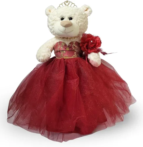 Miniatura 9 de KINNEX COLLECTIONS SINCE 1997 20" Quince Anos Quinceanera Last Doll Osito de peluche con vestido (pieza de centro) ~ ARC16831-4 (azul bebé)