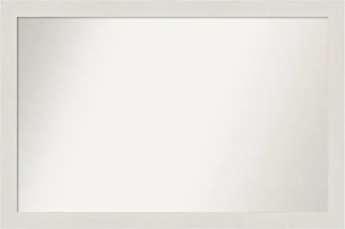 Miniatura 87 de Amanti Art Espejo de baño blanco para sobre el fregadero, 24 x 24 pulgadas, hecho a medida, espejo de tocador cuadrado blanco estrecho, marco