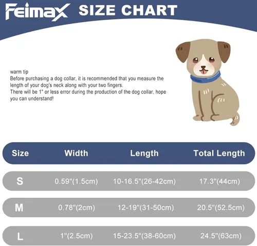 Miniatura 4 de FEimaX Collar de silicona impermeable para perro ajustable y resistente al olor, fácil de limpiar para perros grandes, medianos y pequeños, collares