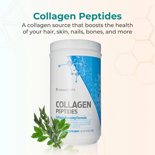 Miniatura 2 de Youngevity Polvo de péptidos multicolágeno con polvo fúlvico - Colágeno hidrolizado de membrana de cáscara de huevo, alimentado con pasto, marino