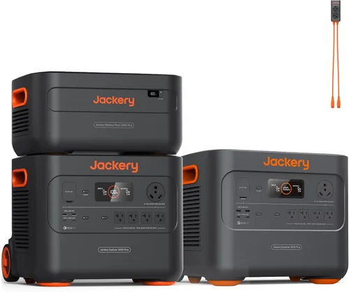 Miniatura 15 de Jackery Estación de energía portátil Explorer 2000 Plus, generador solar con batería LiFePO4 de 2042 Wh, salida de 3000 W, expandible a 24 kWh 6000