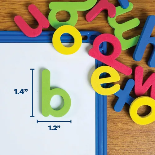 Miniatura 3 de READY 2 LEARN Alfabeto magnético, minúsculas, 52 letras, imanes de espuma para niños, para el aula, refrigerador o pizarra blanca, imanes grandes
