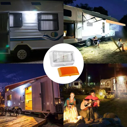 Miniatura 3 de BlueFire Luz LED superbrillante para porche de caravana, luces exteriores para porche, luz de repuesto de 12 V con interruptor de encendido/apagado