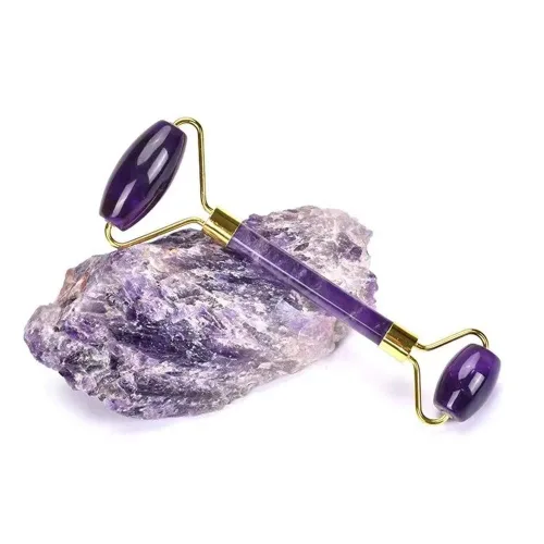 Miniatura 2 de Rodillo de jade, rodillo facial, rodillo de belleza facial, herramientas para el cuidado de la piel, masajeador de cuarzo para cara, ojos, cuello