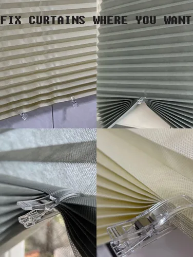Miniatura 2 de 8 clips para persianas plisadas para sombra de ventana