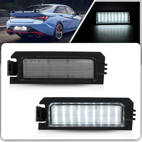 Miniatura 8 de nsautolighting Elan'tra - Luz LED de matrícula para Hyundai Kona N Elan'tra Tucson Sonata Kia Sport'age Sorento 6500K xenón blanco sin errores