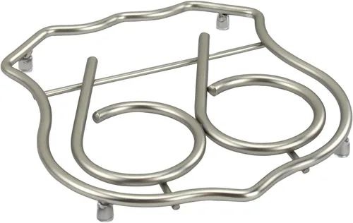 Miniatura 10 de Salvamanteles Spectrum Diversified Eat, Protector Pequeño de Mesa de Comedor de Acero Resistente al Calor, Almohadilla Térmica de Metal Resistente