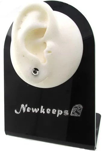 Miniatura 4 de NewkeepsR 20G18G16G14G12G10G8G6G4G2G0G00G 316L Pin de inserción de acero para orejanarizombligopezónlabio y ceja, herramienta auxiliar