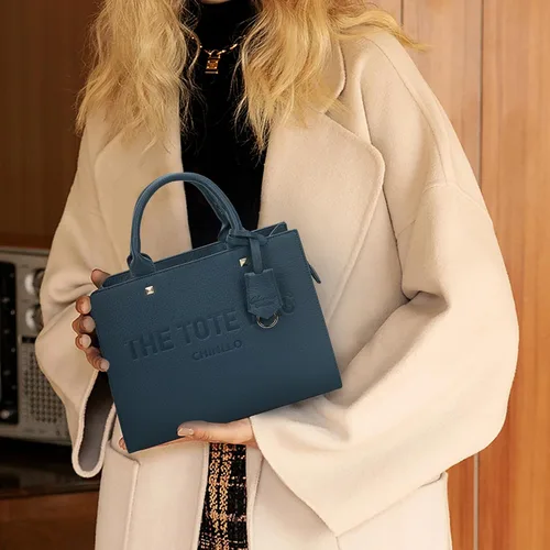 Miniatura 2 de Bolsa de mano para mujer, estilo satchel, con asa superior y correa para el hombro