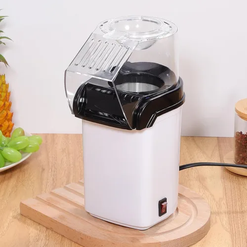 Miniatura 3 de BESPORTBLE Máquina eléctrica de palomitas de maíz de aire caliente para fiesta en casa, máquina de palomitas de maíz saludable con taza medidora