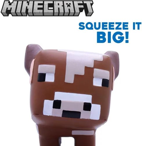 Miniatura 3 de Minecraft Mooshroom Cow Mega SquishMe Series 4 – Peluche Squishy Oficial de 6″ de Subida Lenta – Conejito Coleccionable, Vaca Mooshroom, Tortuga