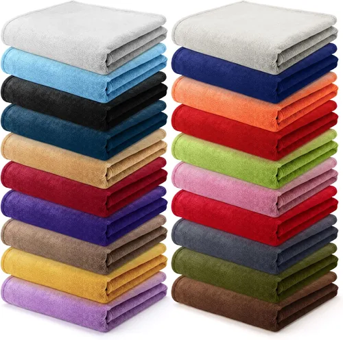 Miniatura 13 de Kinlop 16 mantas peludas para bebé, 39 x 27 pulgadas, suaves para niños, acogedora manta ligera y cálida, para primavera y verano, para bebés, niñas